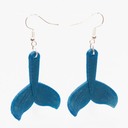 Örhängen Blå valfena