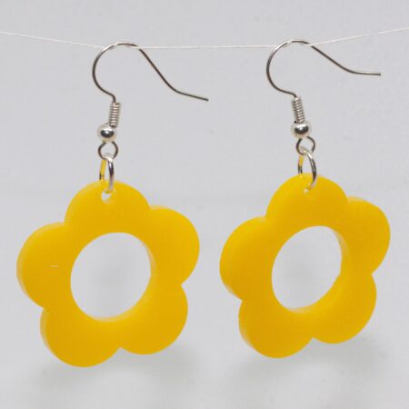 Örhängen Gul blomma