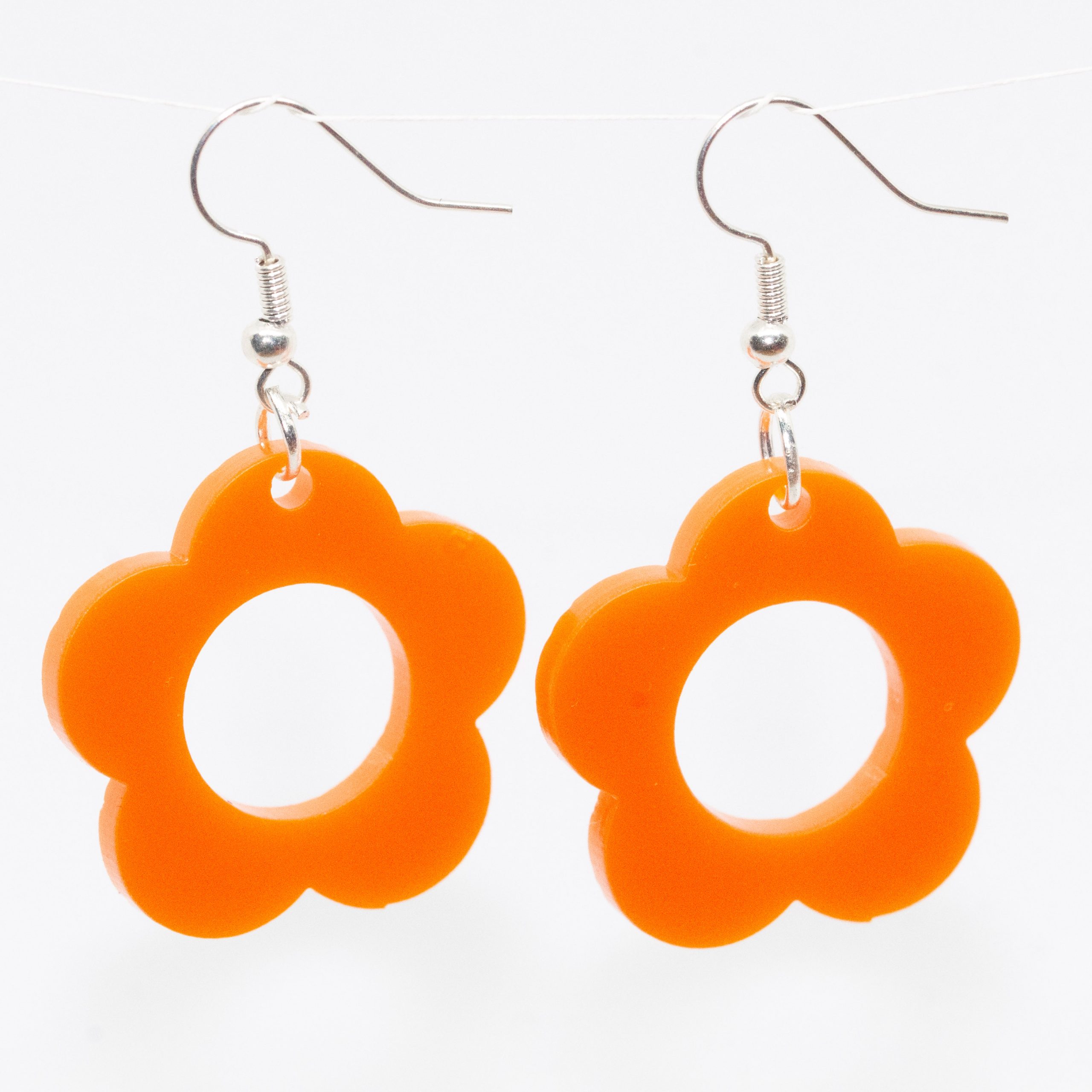 Örhängen Orange blomma