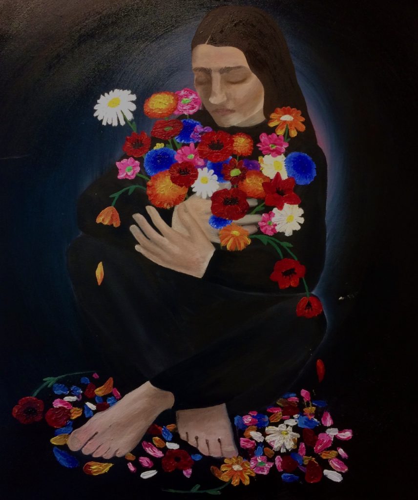 Bild på oljemålning